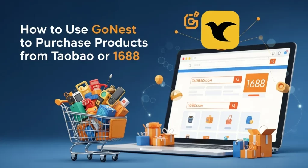 How to Use GoNest to Purchase Products from Taobao or 1688