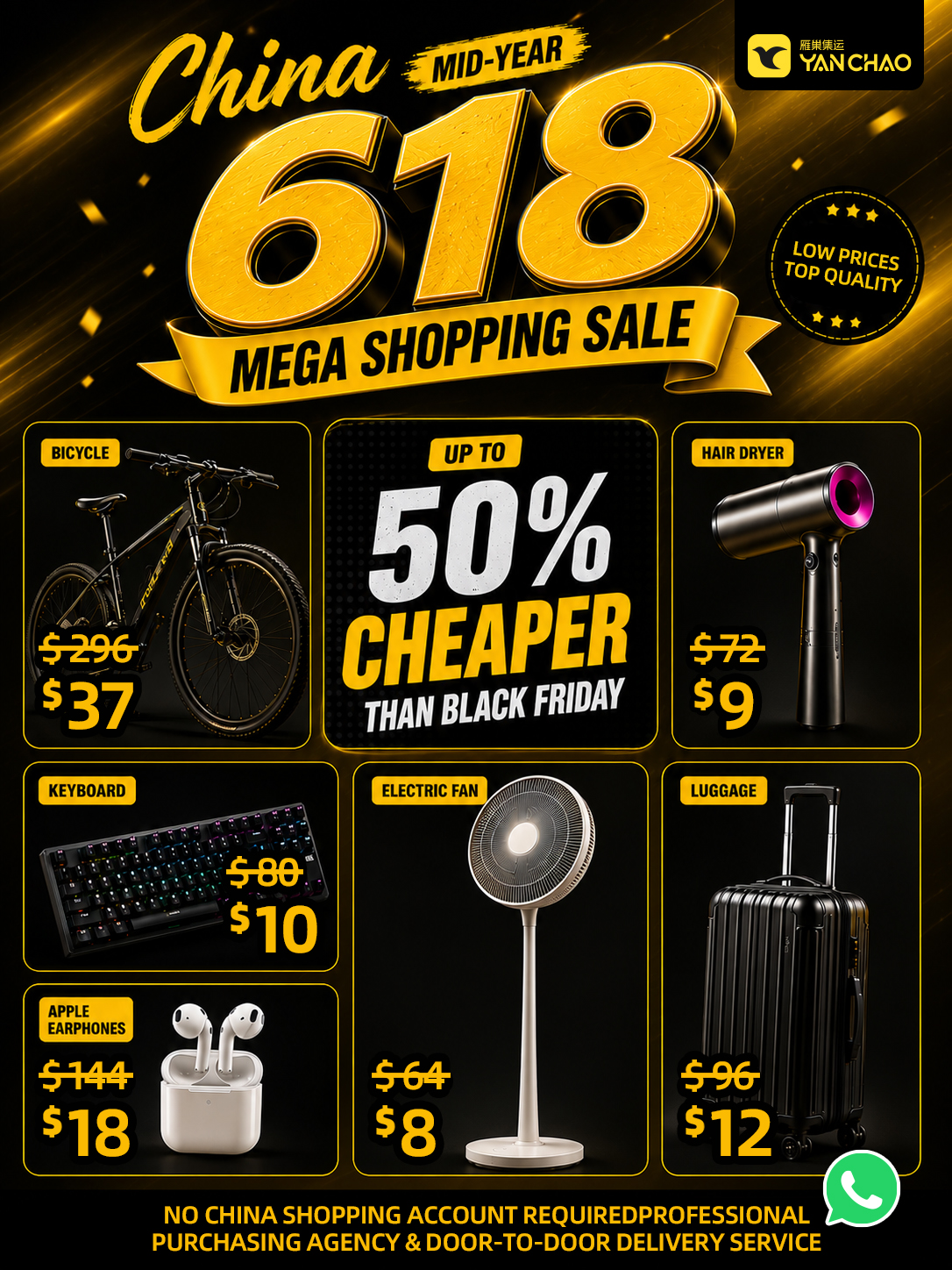YANCHAOBuy 618 Event Preheating