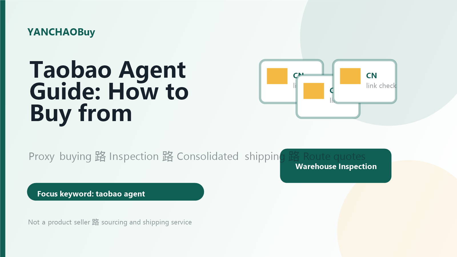 Warehouse inspection and consolidated shipping workflow for shipping agent orders from China