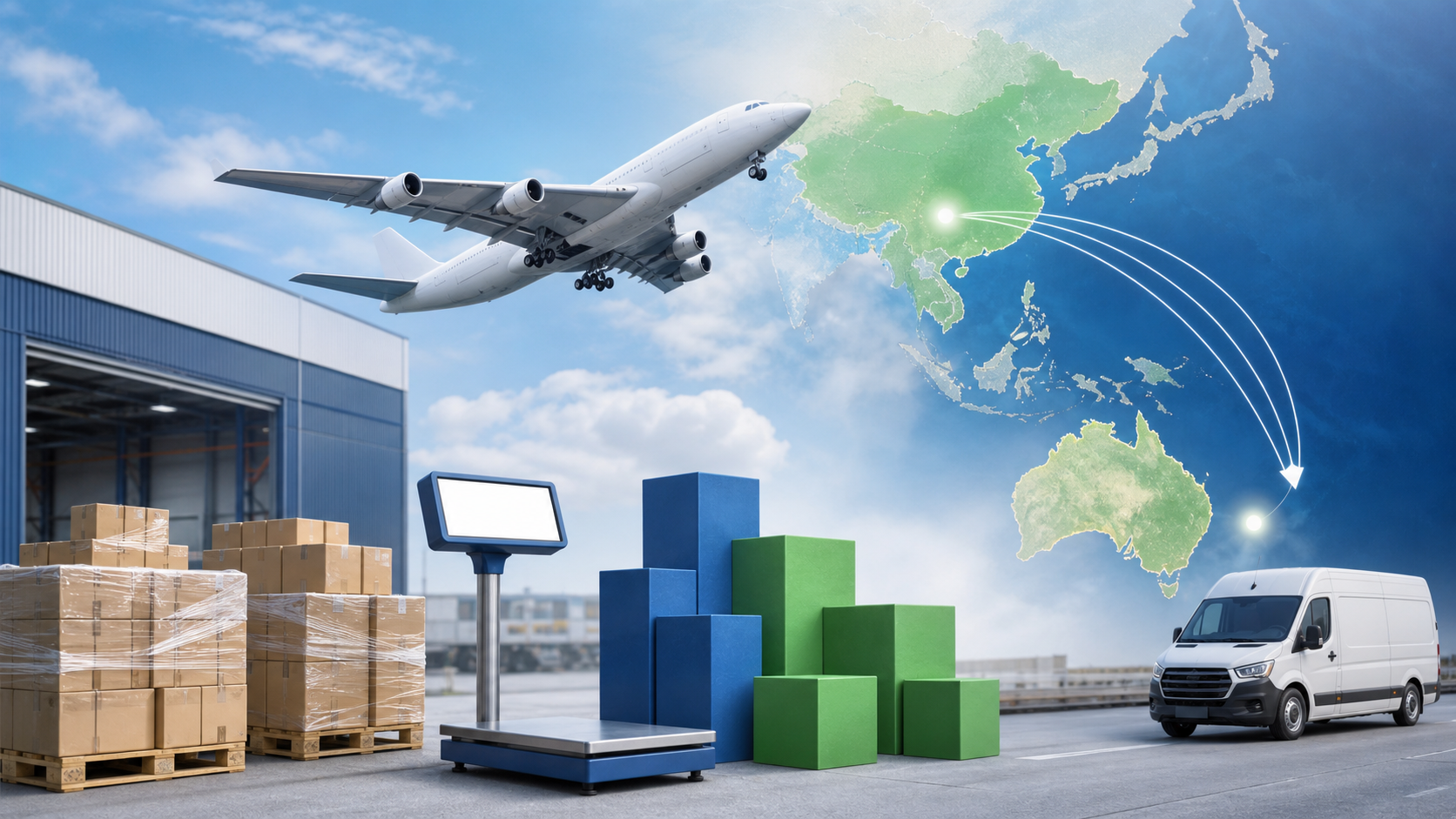 China to Australia Air Freight Cost: 0.5kg Rates, Time, and Item Types