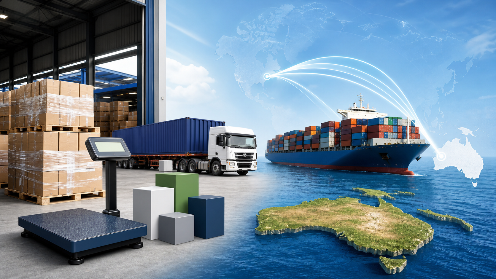 China to Australia Sea Freight Cost: 12kg Routes, Postcodes, and Time