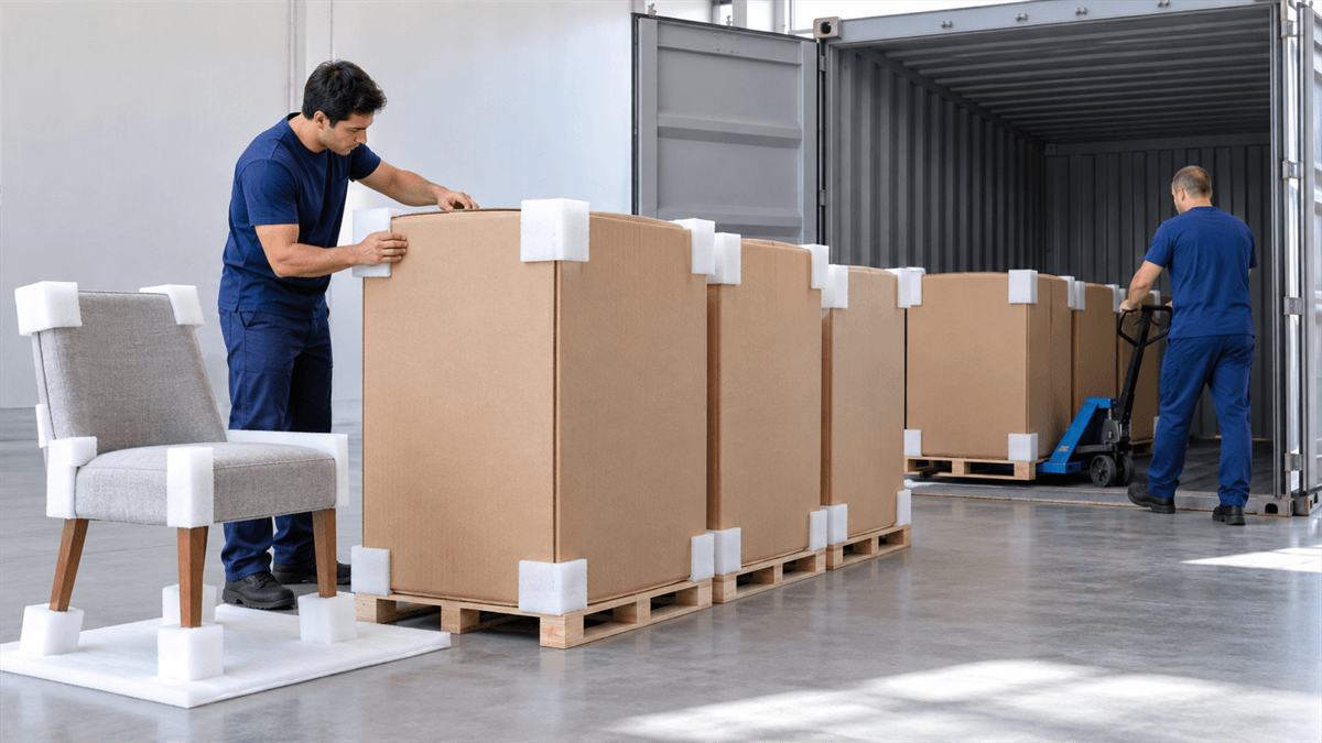 Shipping 50 Chairs to Italy Without Damage