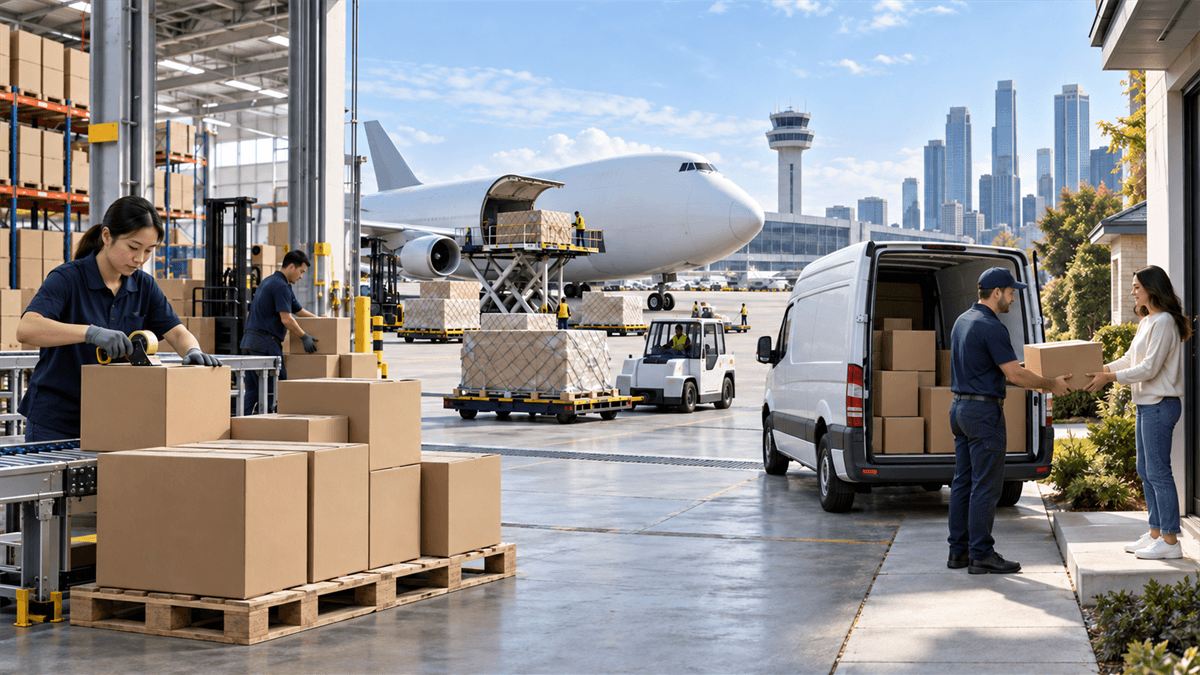 Connect China Freight to North American Last Mile