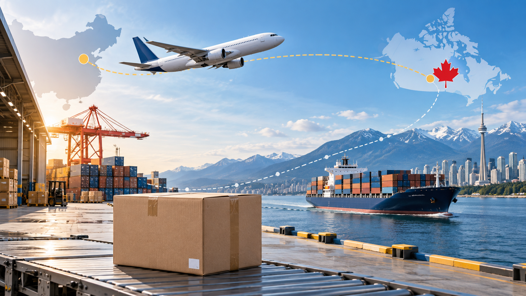 Air vs Sea Shipping from China to Canada in 2026: Cost, Transit Time and Which to Choose