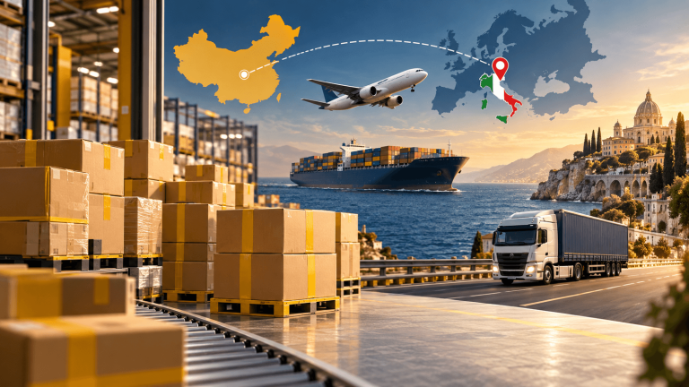 Parcel Forwarding from China to Italy: Routes, Customs and Process