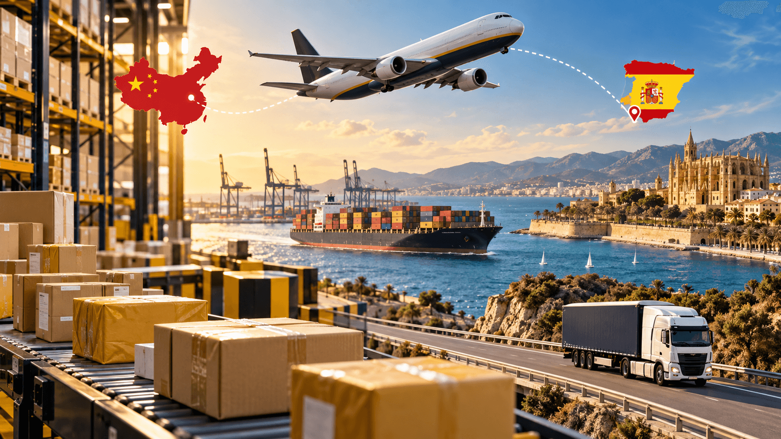 Parcel Forwarding from China to Spain: Routes, Customs and Delivery