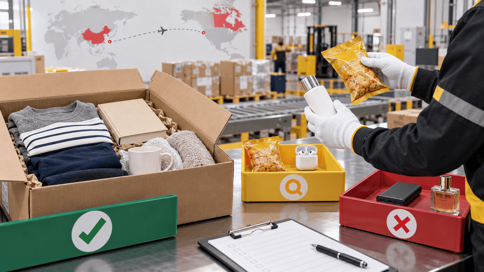 What Can You Ship from China to Canada? Food, Cosmetics, Batteries and Restricted Items